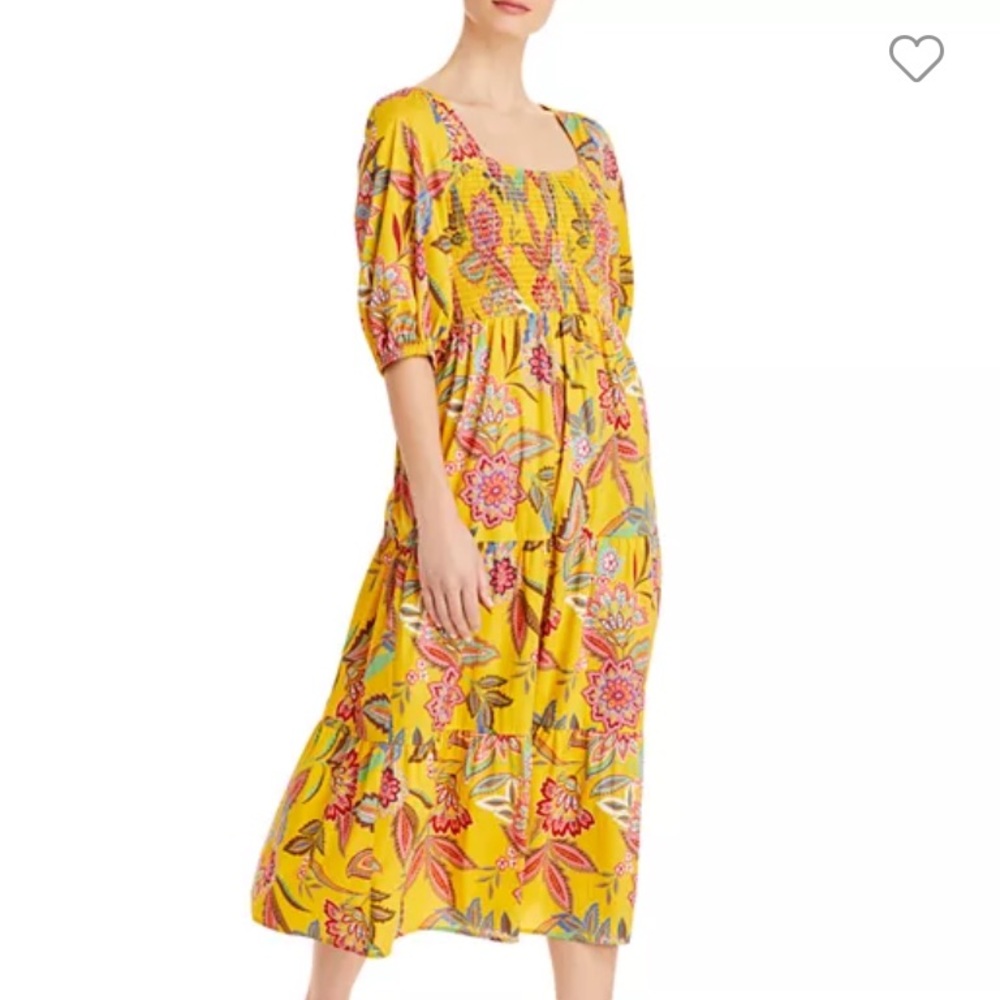 Johnny Was Mladen Floral Midi Sundress size Medium